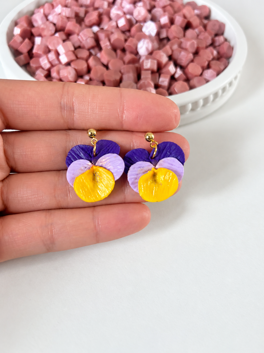 Pendientes Pansy