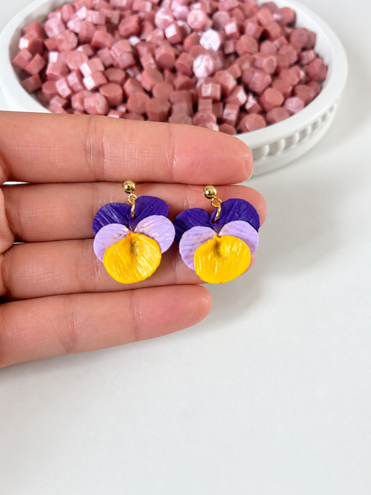 Pendientes Pansy